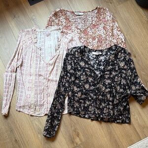 Women’s floral blouses